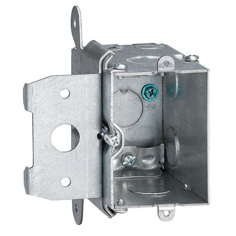 metal outlet box home depot|wall mounted electrical outlet boxes.